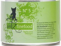 catz finefood No. 5 - Lachs & Geflügel