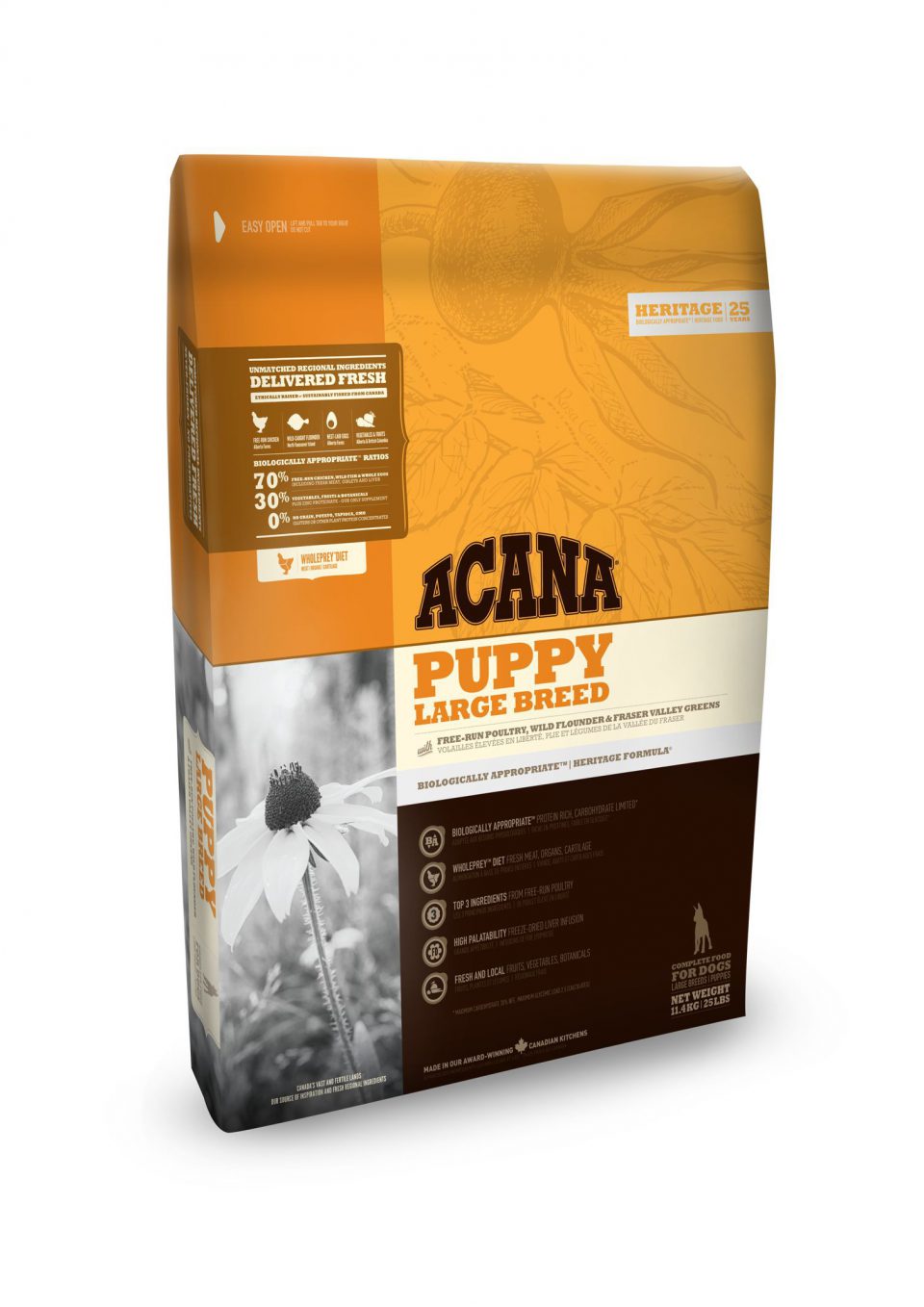 ACANA PUPPY LARGE BREED 70-30-0