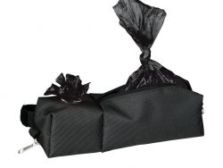 Hundekotbeutel-Spender mit Staufach aus Polyester 1 Rolle à 20 Btl., Gr. M