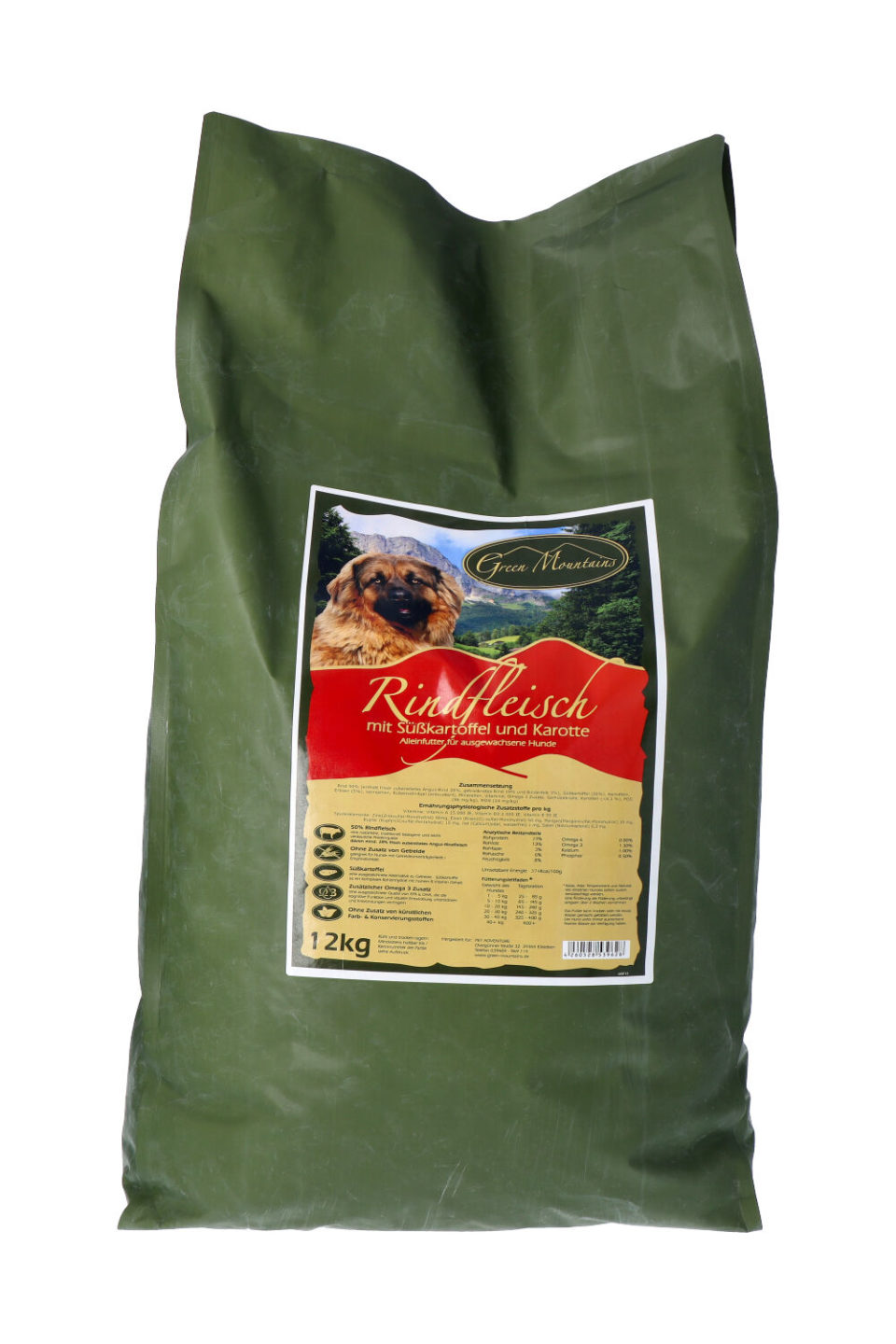 Green Mountains – Rindfleisch mit Karotten
