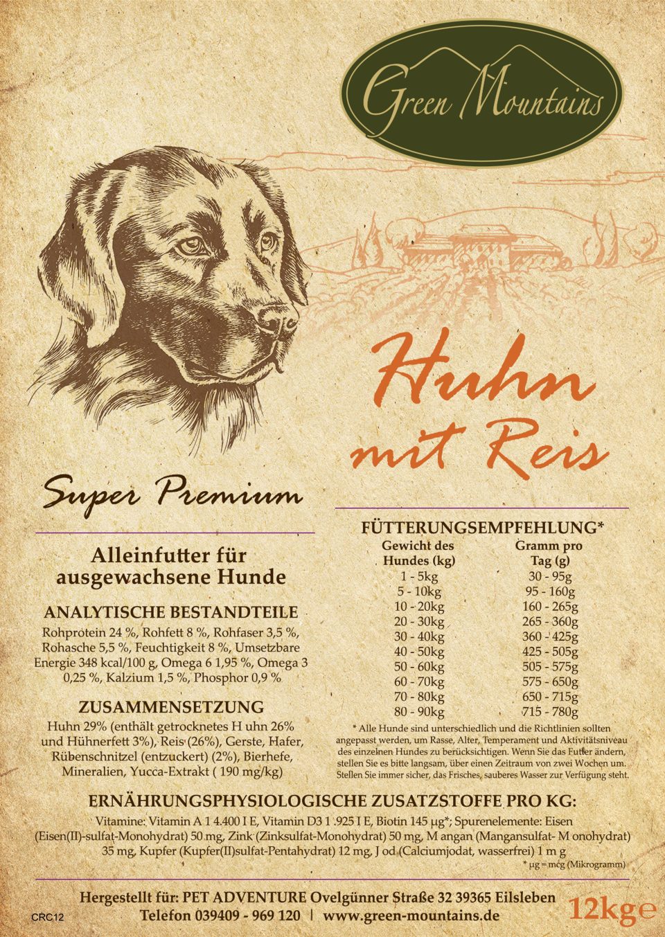Green Mountains Huhn und Reis