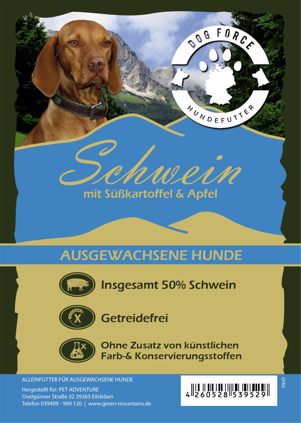 Schweinefleisch mit Apfel